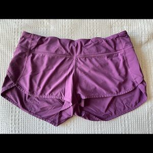 Lululemon purple shorts size 8
